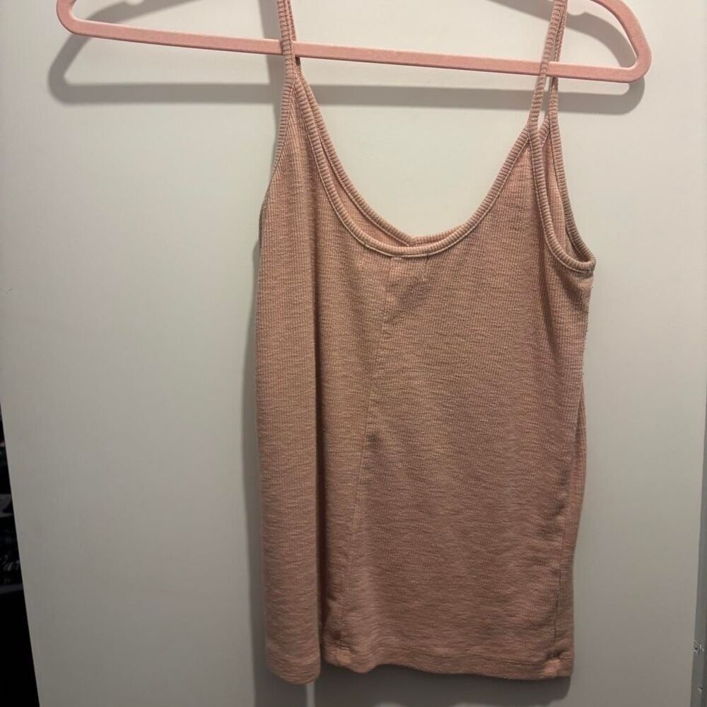 light pink tank top
